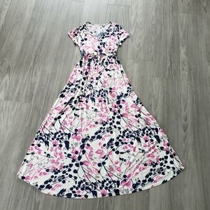 Pinkblush Maternity Floral Maxi Dress size Large